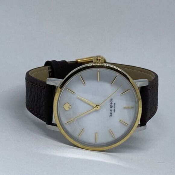 Kate Spade New York Gramercy 0005 Womens Brown Leather Analog Quartz Watch VK139 main image 8